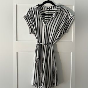 Express button up dress